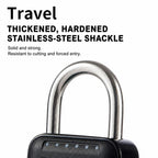 Keypad Smart Combination Padlock Waterproof Security Lock for Cabinets & Gates — view 8