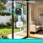 K90 Dual Band 2K Dual Surveillance Camera Supports Two-way Voice Intercom
