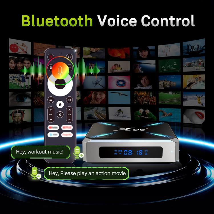 X96 Lite Android 14 Network TV Box, ARM Cortex A55 Quad-Core