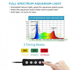 HS-Q30 110V/220V 12W 36 LEDs Clip-on Aquarium Light with Timer and Dimming Function — view 10