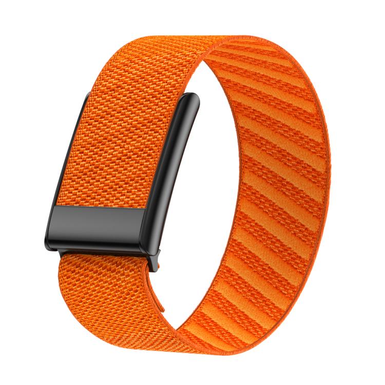 Stretch Nylon Woven Watch Band — Dark Gren Black