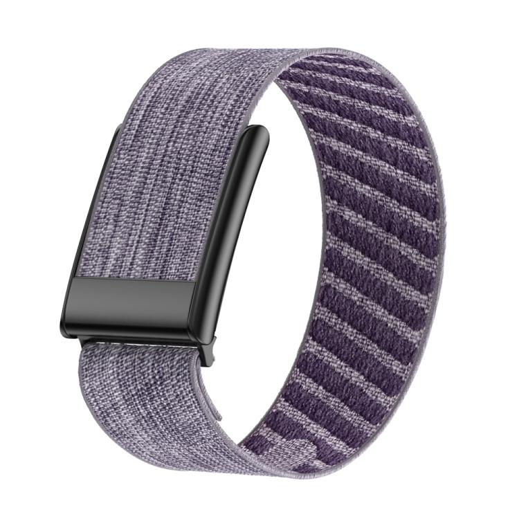 Stretch Nylon Woven Watch Band — Orange Black