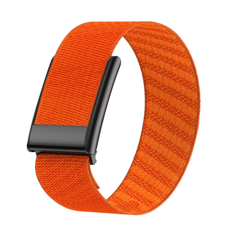 Stretch Nylon Woven Watch Band — Deep Green Black