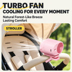 Portable Clip-on Smart Stepless Speed ??Control Digital Display Fan — view 11
