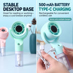 FY099 Spray Misting Cooling Handheld Fan — view 12