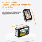 1.47-inch 64MP Mini Magnetic Thumb Camera with Retractable Neck Lanyard — view 17