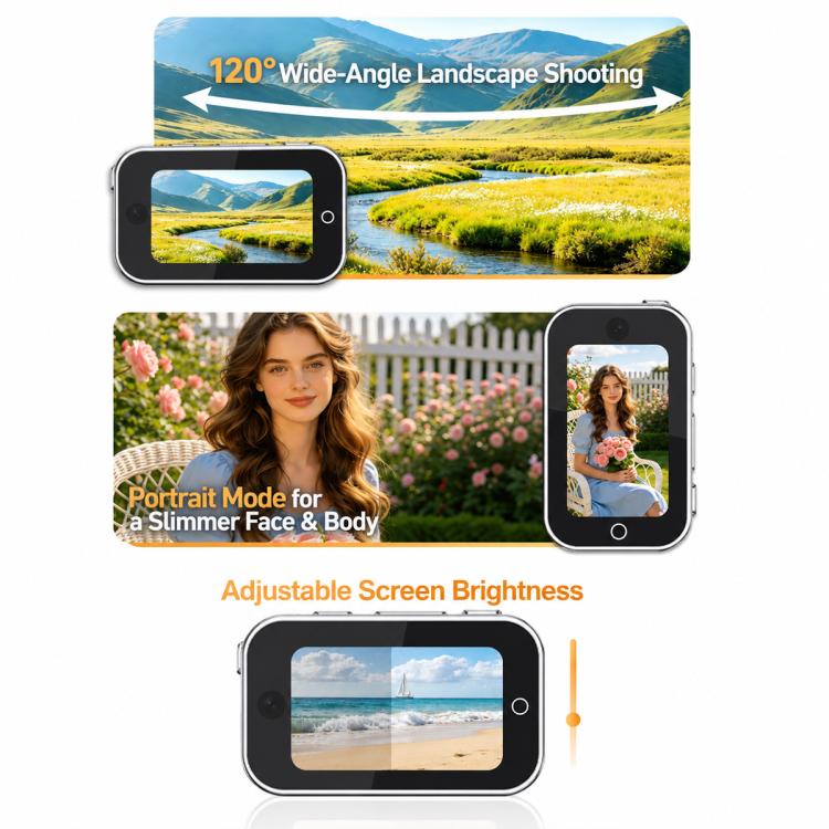1.47-inch 64MP Mini Magnetic Thumb Camera with Retractable Neck Lanyard — view 18