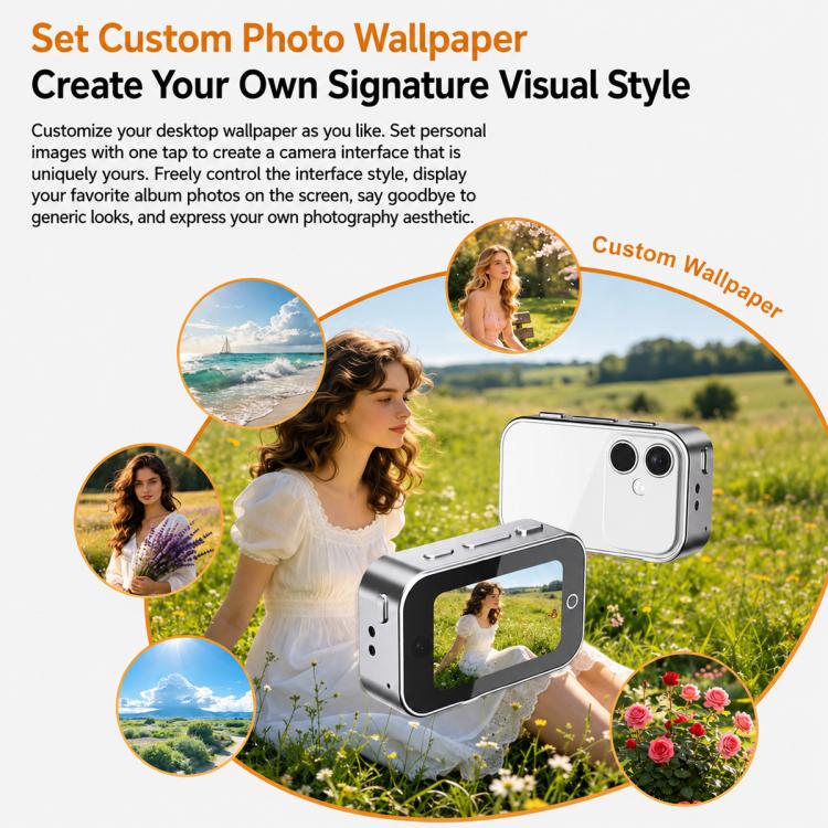 1.47-inch 64MP Mini Magnetic Thumb Camera with Retractable Neck Lanyard — view 19