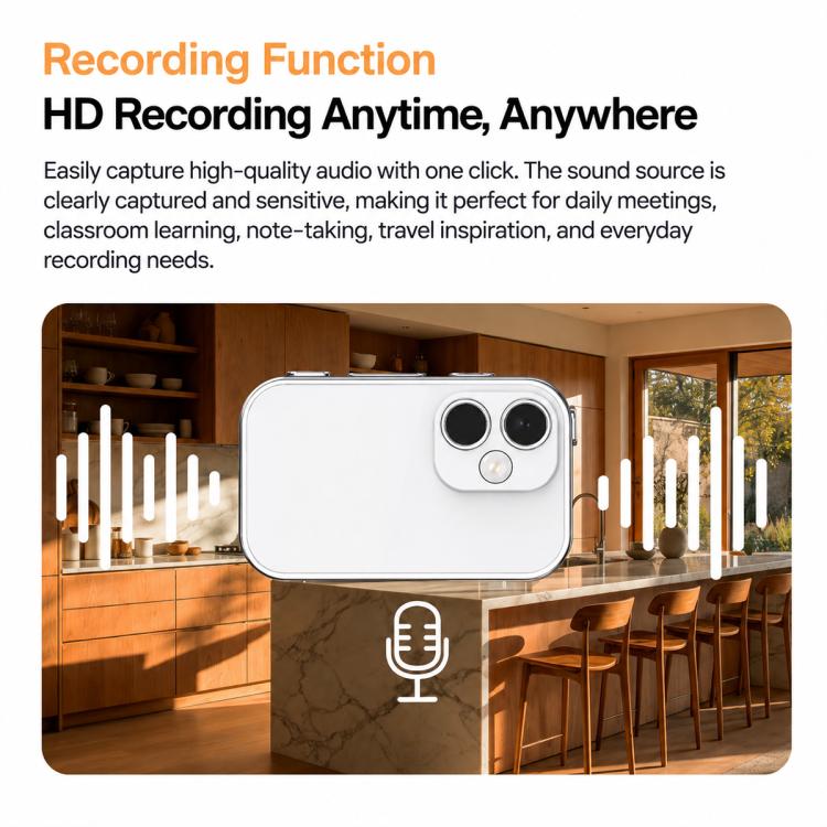 1.47-inch 64MP Mini Magnetic Thumb Camera with Retractable Neck Lanyard — view 24