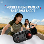 GO9 Pocket Thumb Magnetic Wearable Sports Camera — Black