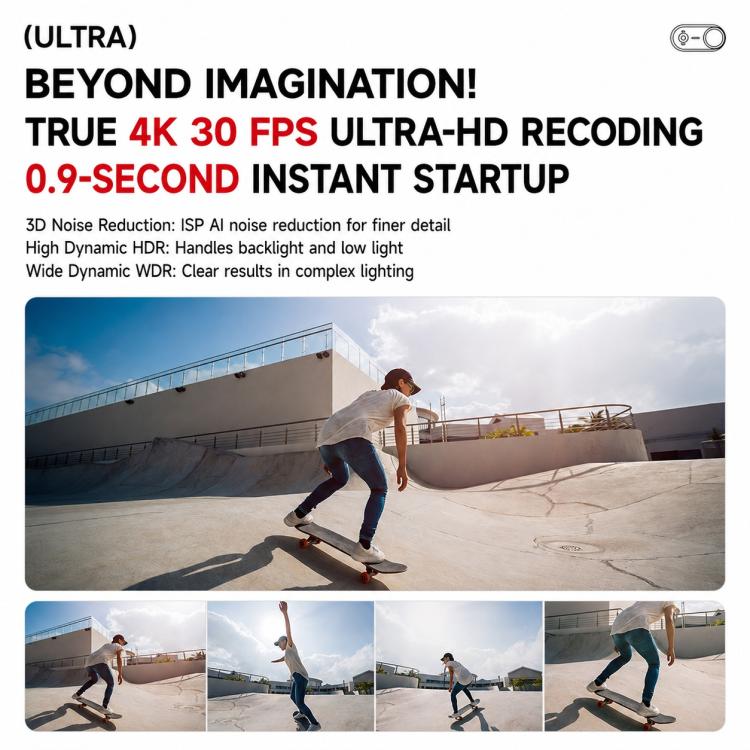 GO9 Pocket Thumb Magnetic Wearable Sports Camera — view 7