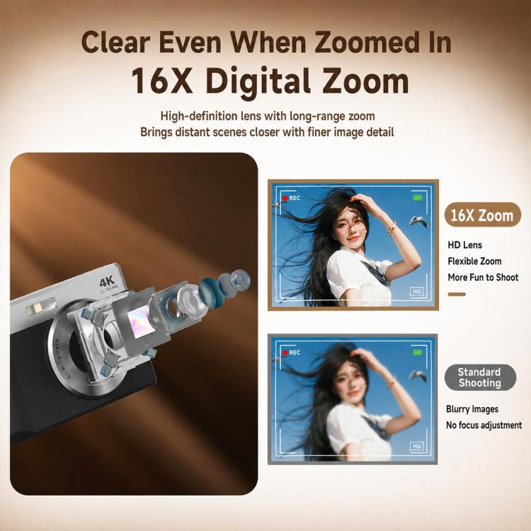 H22 4K HD 50MP Autofocus Digital Camera — view 6