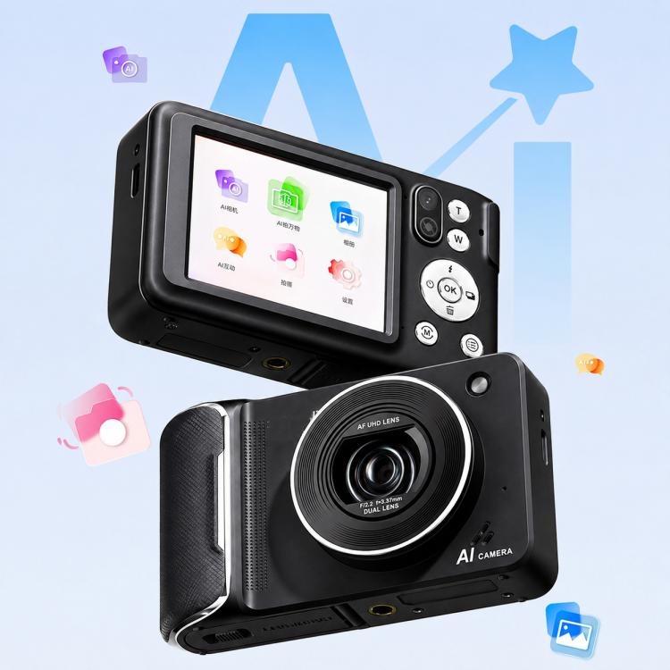 DC309AI IPS 4K Recorder Kids AI Smart Voice Camera — 32G Memory Card