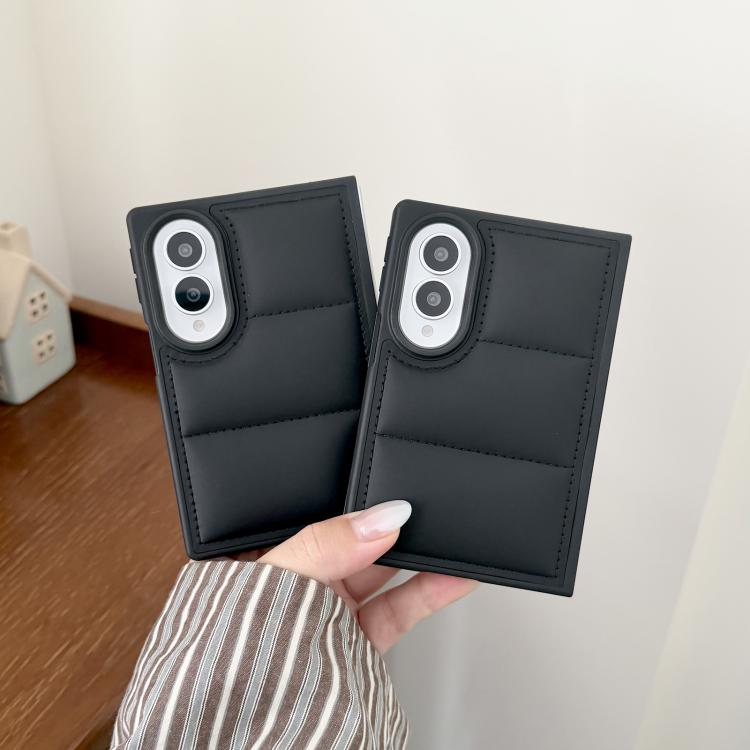 Cotton Filling Down Jacket Folding Phone Case
