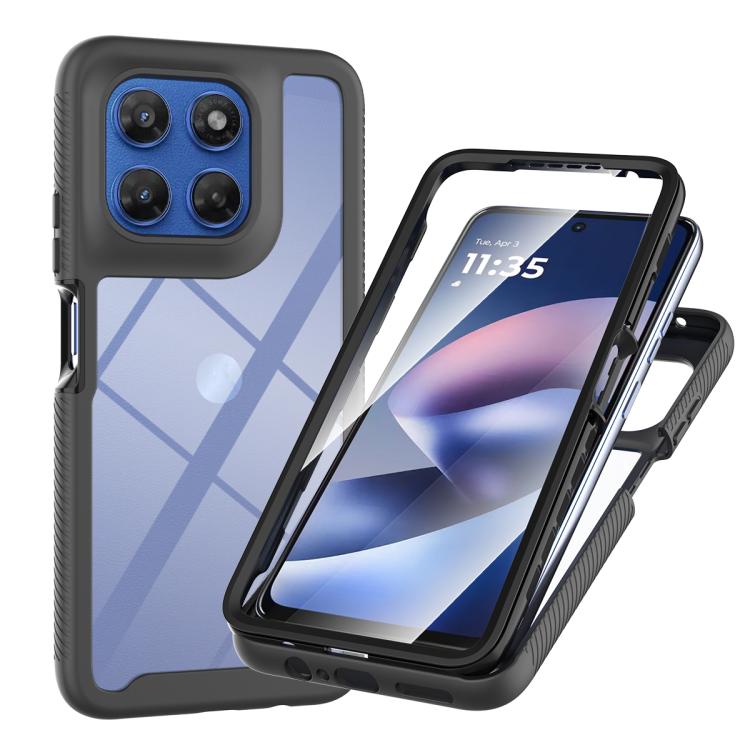 Starry Sky Solid Color Series PC + TPU Phone Case with PET Film