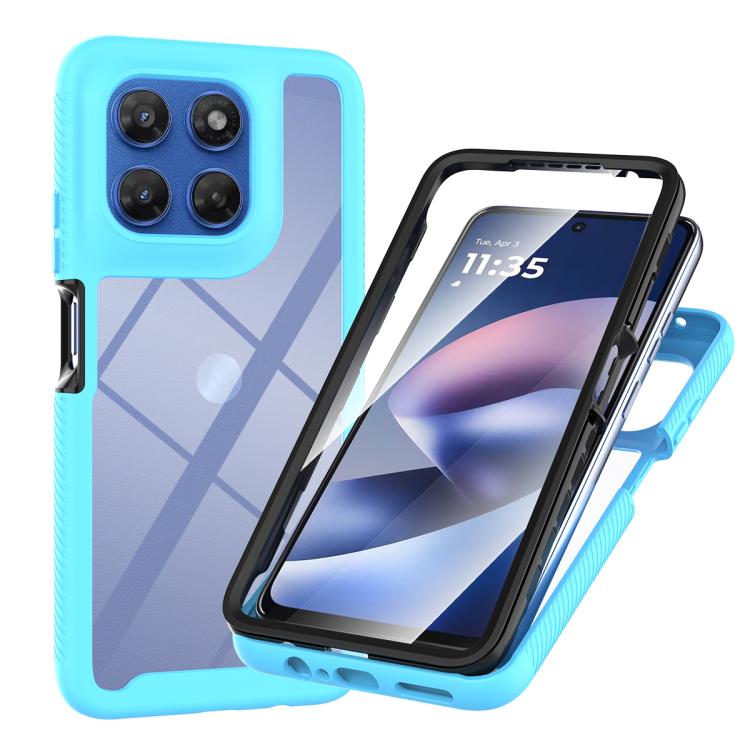 Starry Sky Solid Color Series PC + TPU Phone Case with PET Film