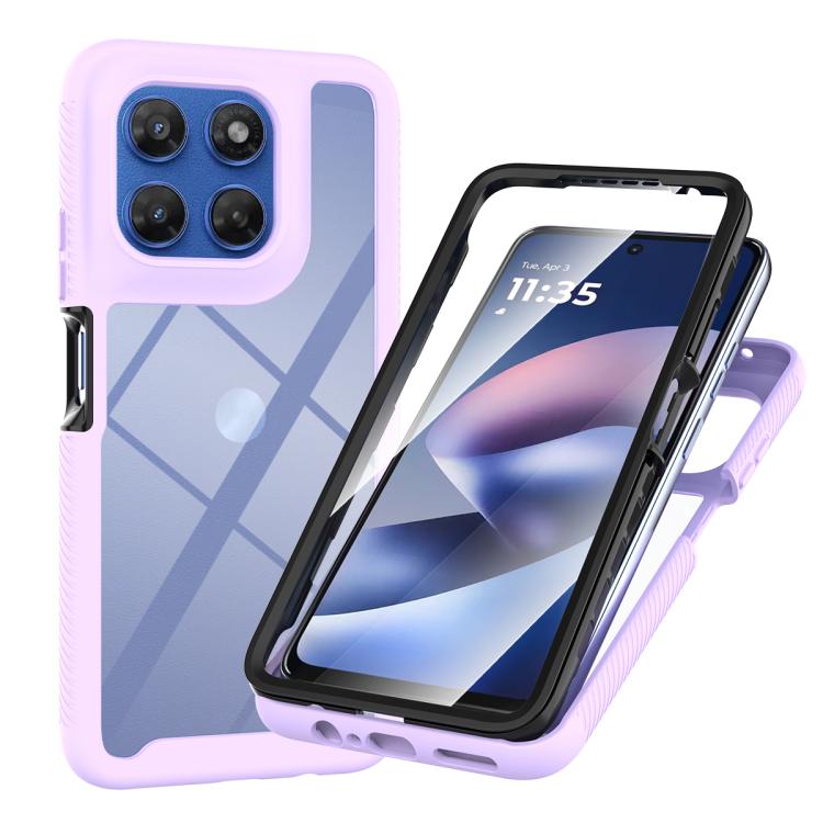 Starry Sky Solid Color Series PC + TPU Phone Case with PET Film