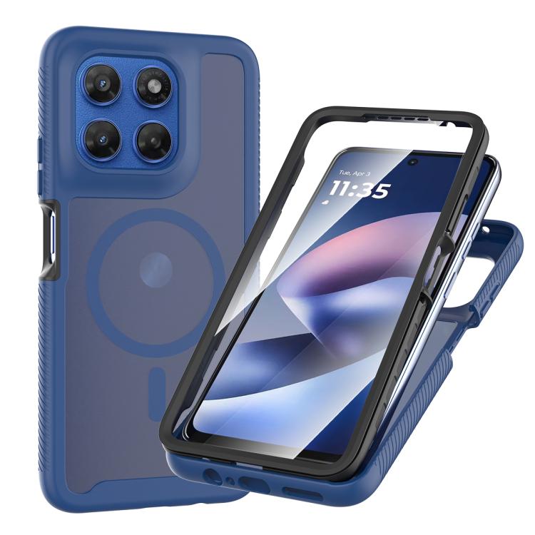 Starry Sky Matte Magnetic TPU Hybrid PC Phone Case with Screen Protector