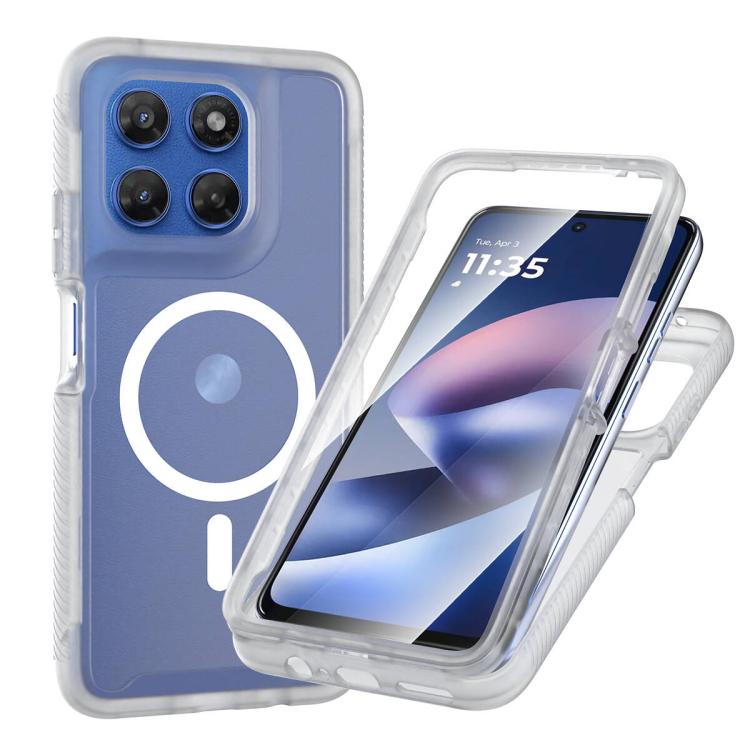 Starry Sky Matte Magnetic TPU Hybrid PC Phone Case with Screen Protector