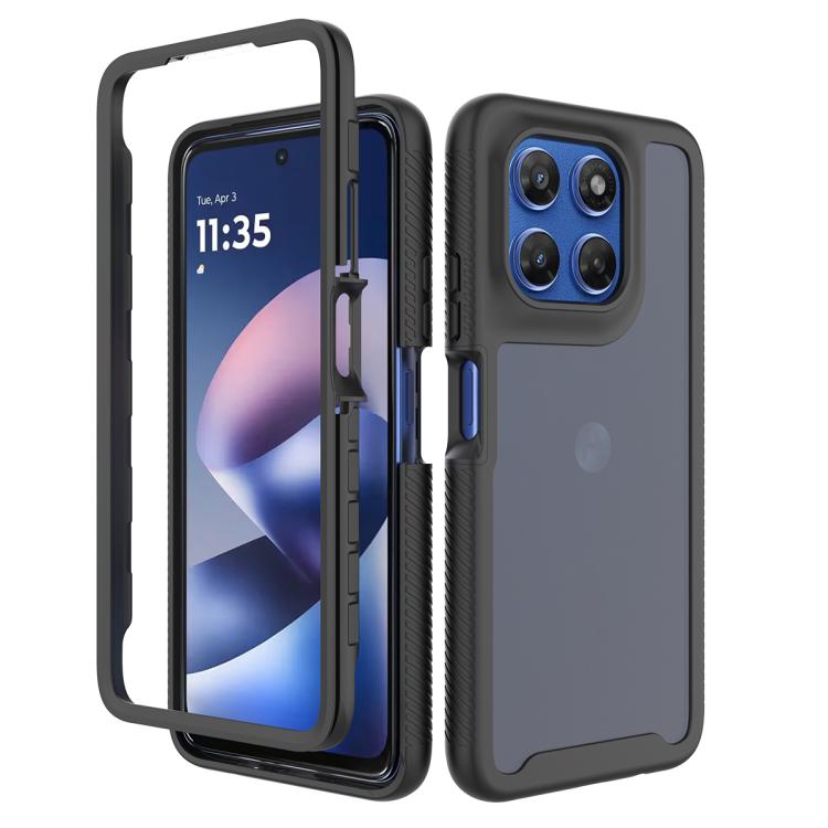 Starry Sky Matte Two-Tone Shockproof TPU Hybrid PC Phone Case