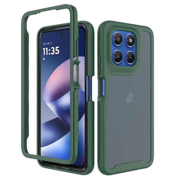Starry Sky Matte Two-Tone Shockproof TPU Hybrid PC Phone Case