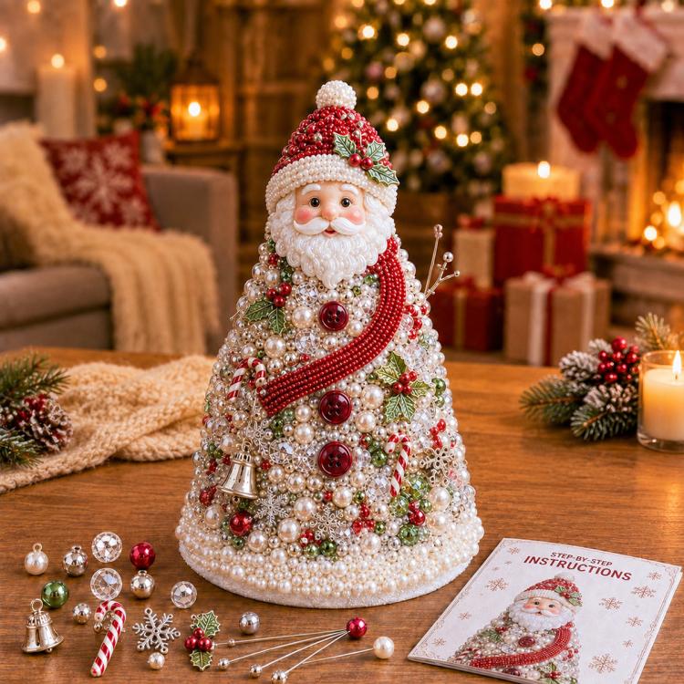 DIY Beaded Holiday Decorations Tree Craft Kit