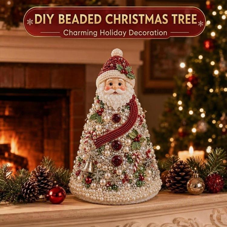 DIY Beaded Holiday Decorations Tree Craft Kit — Halloween Tree G-Monster