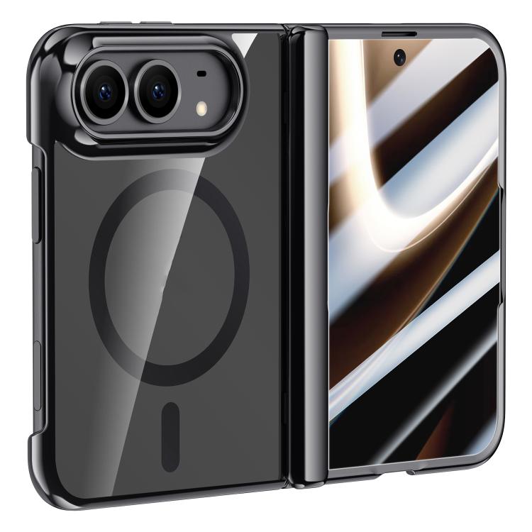 Icebreaking Series Integrated HD Film Electroplated Crystal Clear Center Axis Magnetic Phone Case