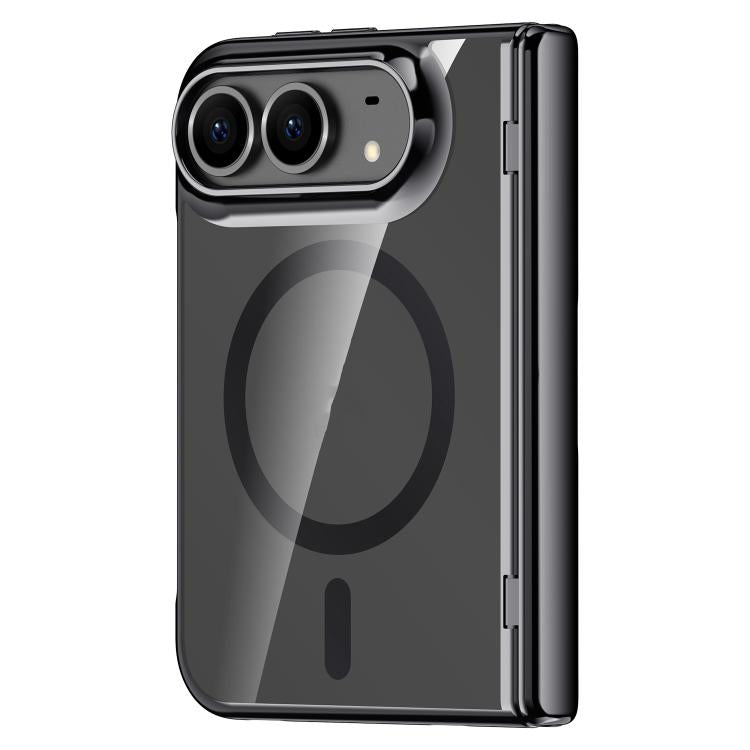 Icebreaking Series Integrated HD Film Electroplated Crystal Clear Center Axis Magnetic Phone Case