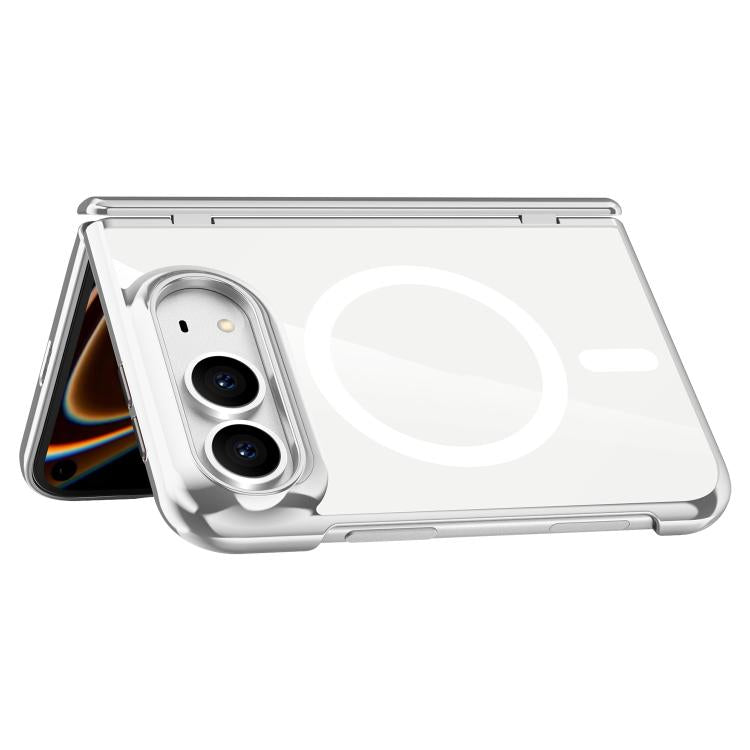 Icebreaking Series Integrated HD Film Electroplated Crystal Clear Center Axis Magnetic Phone Case