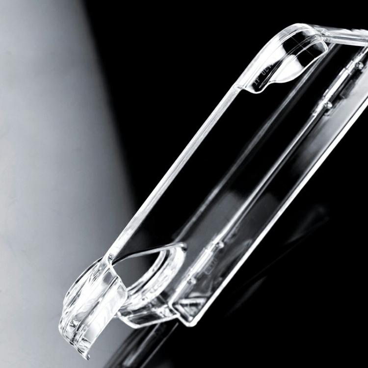 Transparent PC Dual Axis Shockproof Phone Case with Lens Cover