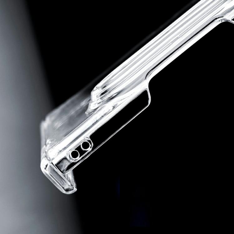Transparent PC Dual Axis Shockproof Phone Case with Lens Cover