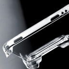 Transparent PC Dual Axis Shockproof Phone Case with Lens Cover