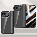 Icebreaking Series Integrated HD Film Electroplated Crystal Clear Center Axis Phone Case