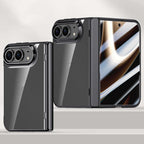 Icebreaking Series Integrated HD Film Electroplated Crystal Clear Center Axis Phone Case