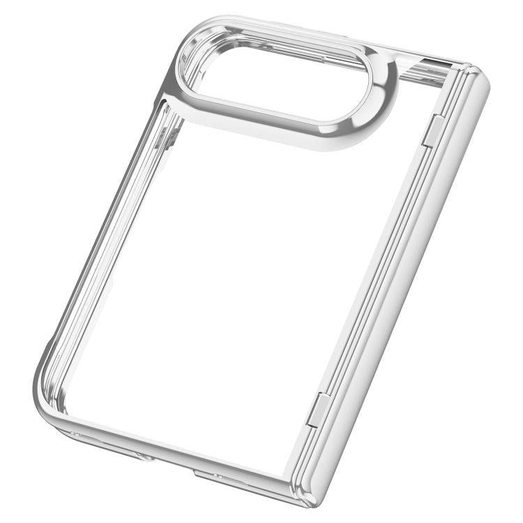 Icebreaking Series Integrated HD Film Electroplated Crystal Clear Center Axis Phone Case