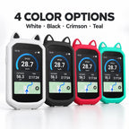 Bicycle Stopwatch Silicone Cat Ears Cover — Red