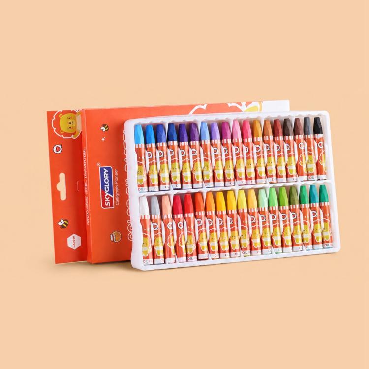 Children Silky Smooth Color Crayons Oil Pastels — 36 Colors