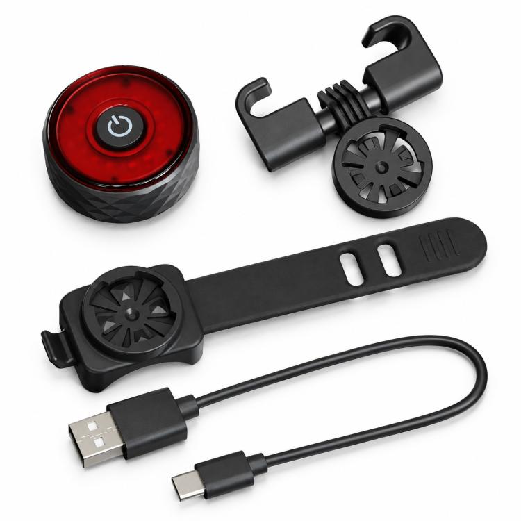 CYCLAMi T08 Smart Brake Sensing Bike Tail Light with Positioning Function