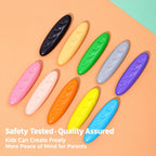 Children Plastic Color Crayons Nut Washable Crayons — view 10