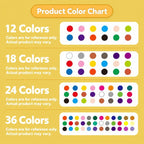 Children Plastic Color Crayons Nut Washable Crayons — view 11