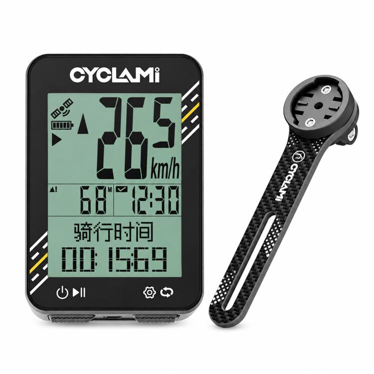 CYCLAMi BKV310 GPS Bicycle Computer Cycling Speedometer for Road & MTB — With S8 Bracket