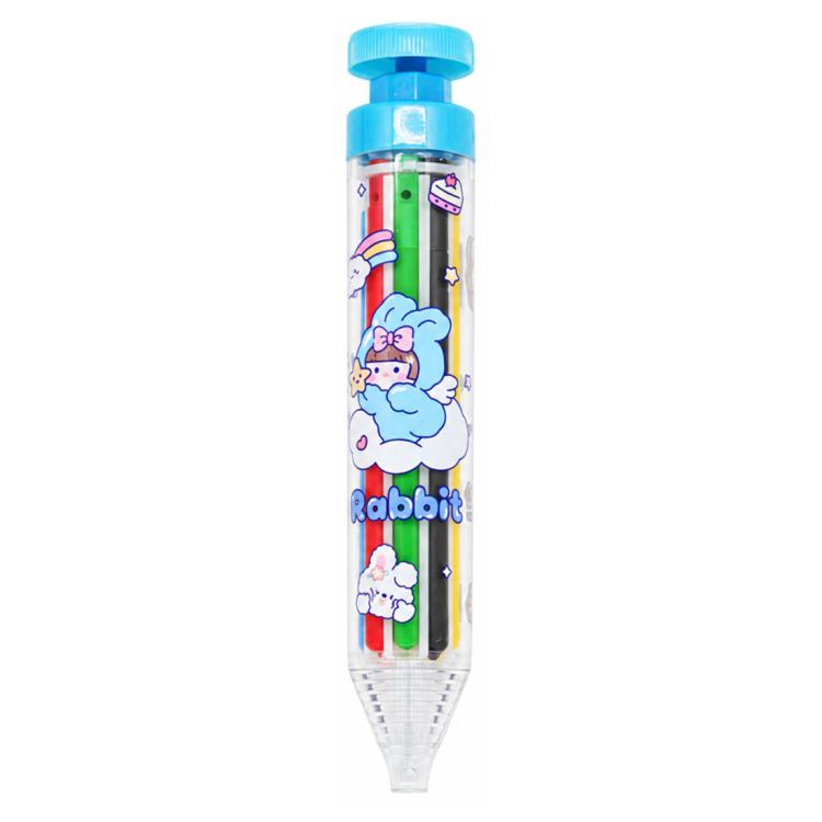 8 in 1 Children Retractable Color Crayons Non-dirty Plastic Crayons