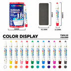 Flower Monaco Children Bathroom Smooth Painting Crayons Glass Crayons — view 8