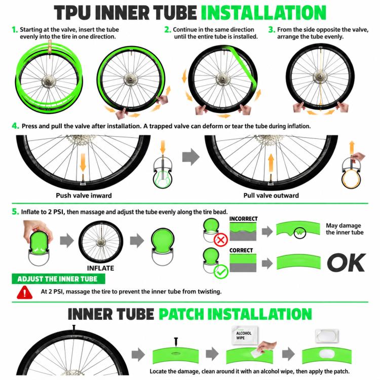 CYCLAMi Ultralight TPU Inner Tube for Mountain Bikes