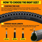 CYCLAMi Ultralight TPU Inner Tube for Mountain Bikes