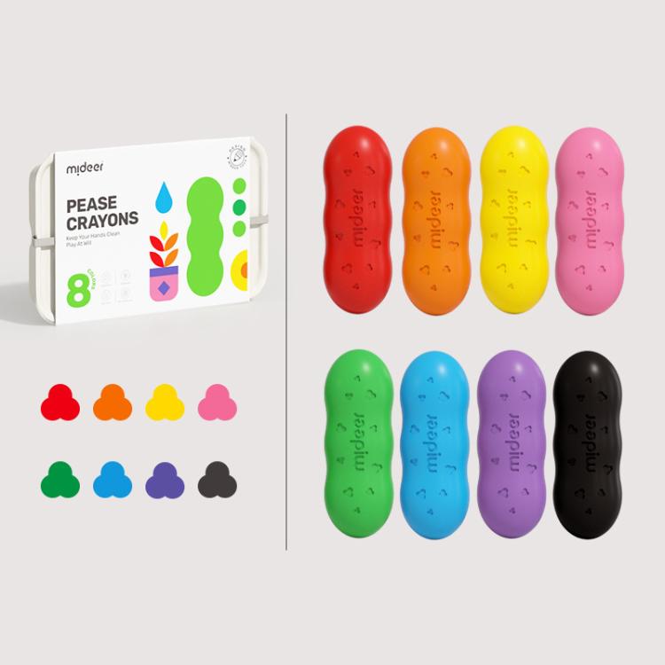 mideer Children Color Peans Crayons Washable Oil Pastels