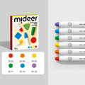 mideer Silky Smooth Replaceable Crayons Children Washable Color Crayons Oil Pastels