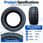 AIMITE Universal Electric Scooter Off-Road Tubeless Tire