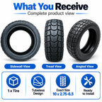 AIMITE Universal Electric Scooter Off-Road Tubeless Tire